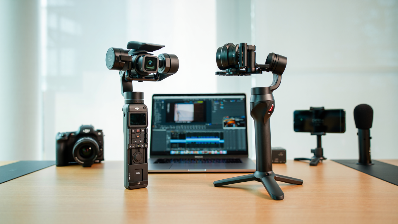 Handheld Gimbal: 5 Best Ways To Boost Your Vlogging Success (Pro Guide) 2 Handheld Gimbal - Illustration 1