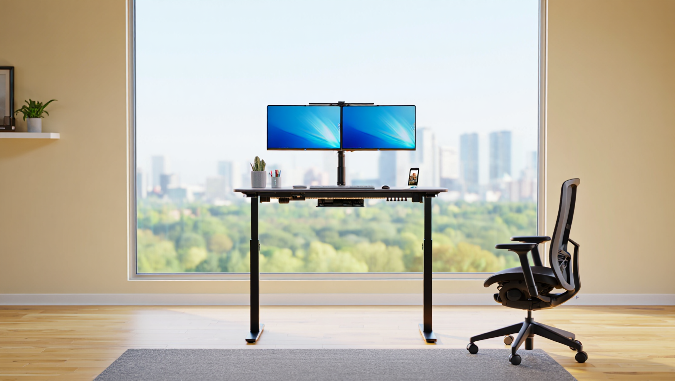 Electric Standing Desk - Illustration 1