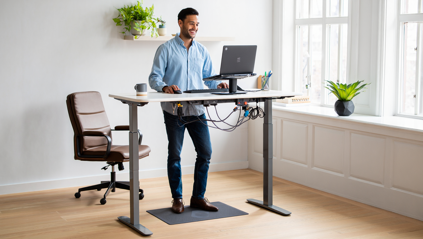 Electric Standing Desk - Illustration 3