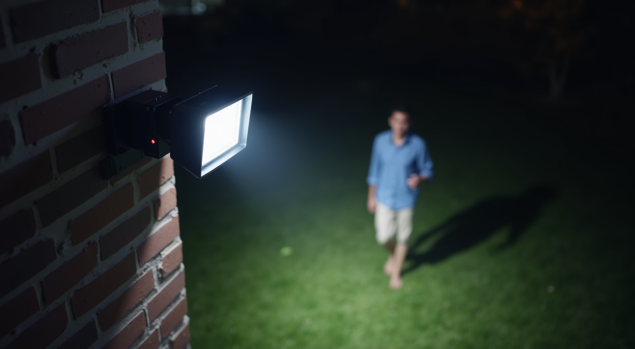 2.5K resolution floodlight camera clear video footage