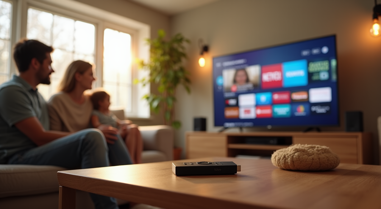Fire TV Stick HD and Alexa Voice Remote close up