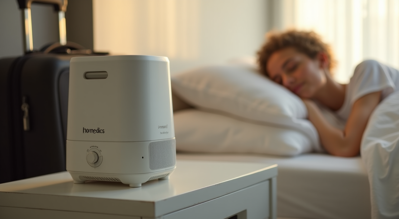 Baby sleep aid with white noise machine
