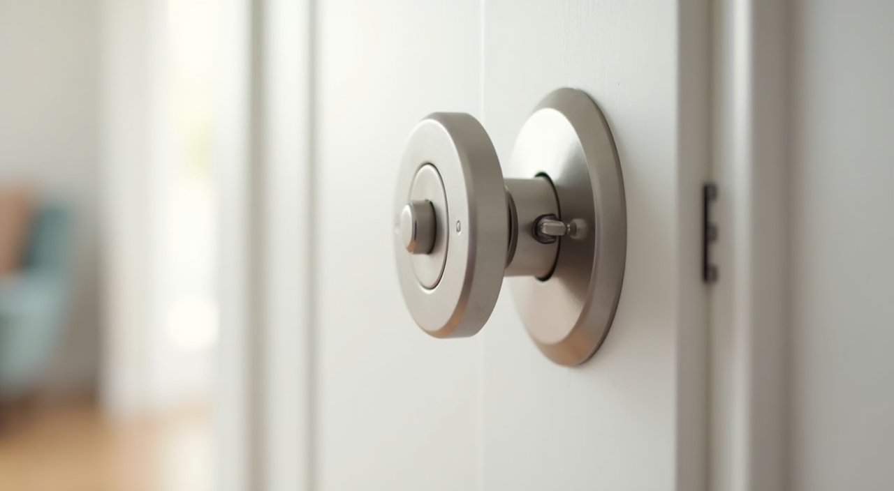 childproof door lock installation