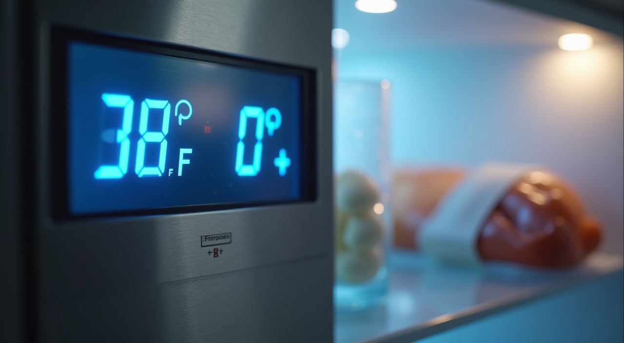 Refrigerator Thermometer: The Best 2026 Buying Guide 2 Digital temperature monitor with LCD display and magnetic backing