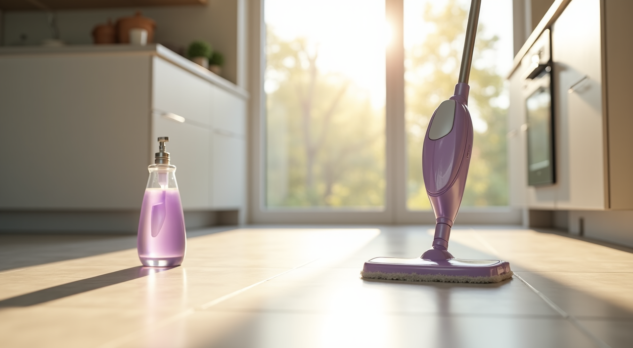 Swiffer PowerMop lavender floor cleaner refill bottles