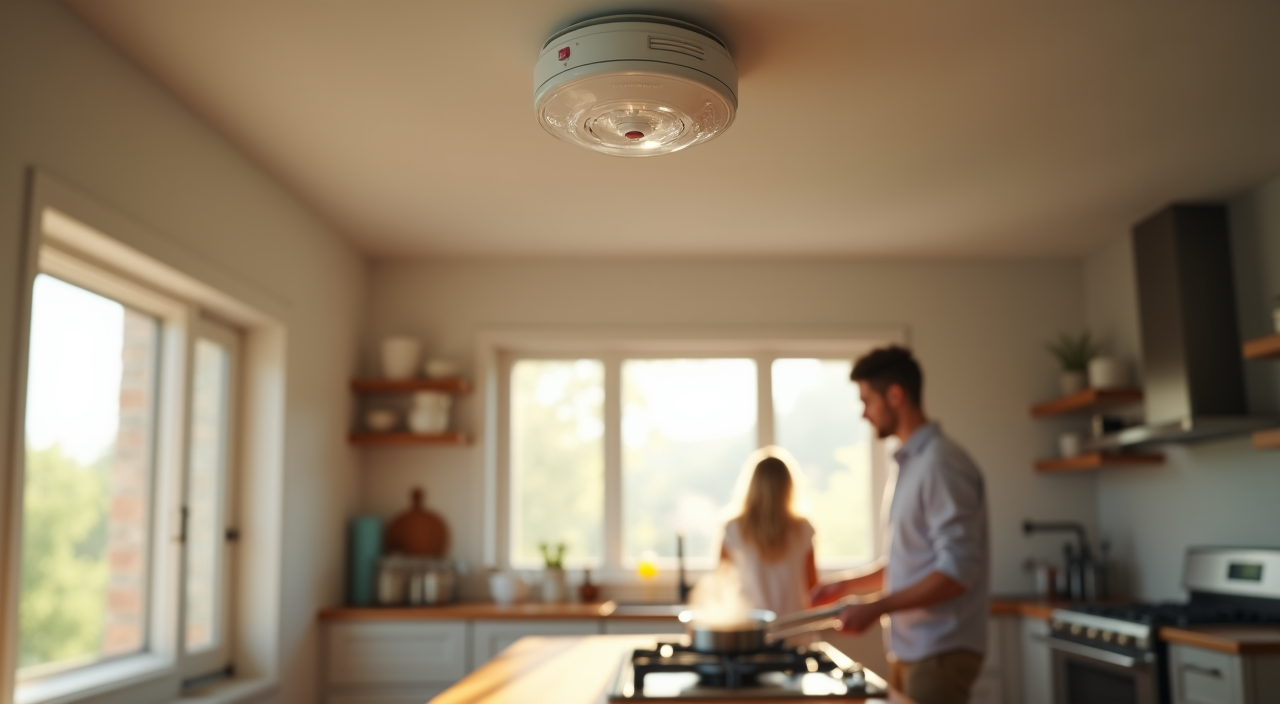 Hardwired smoke detector installation