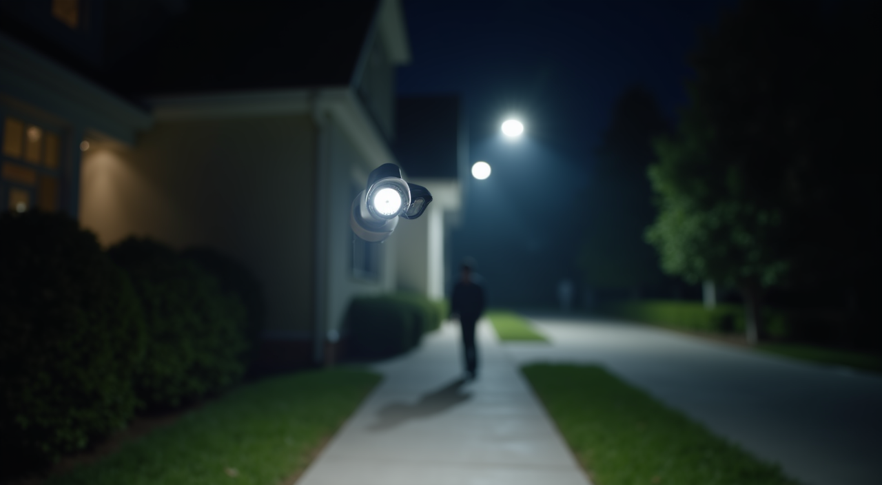 Floodlight Camera: 5 Proven Tips to Avoid Mistakes in 2026 2 Motion activated floodlight in action
