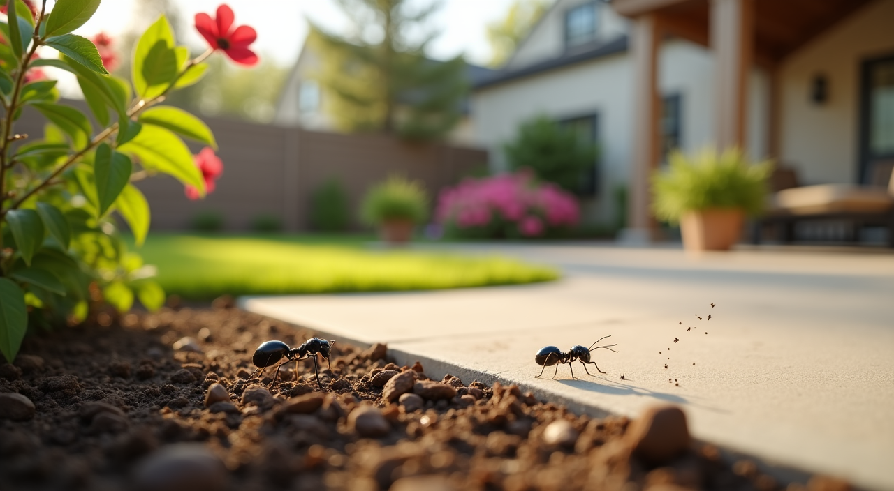 TERRO Liquid Ant Baits outdoor ant trap in garden