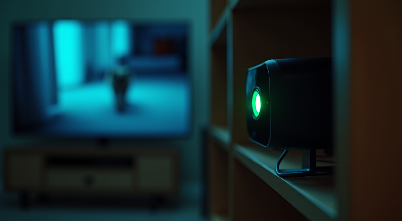 Pet monitor camera using Roku indoor camera to watch dogs