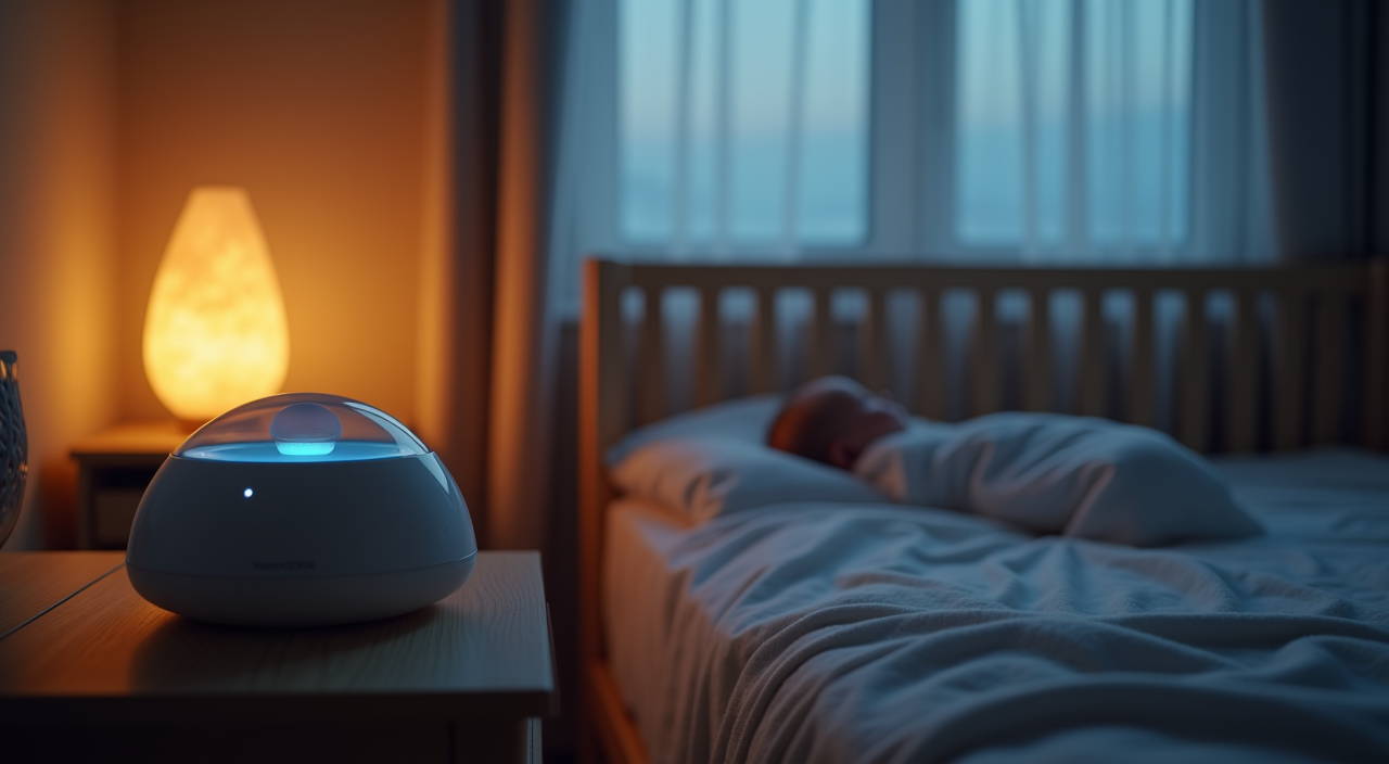 Portable white noise machine for travel and home