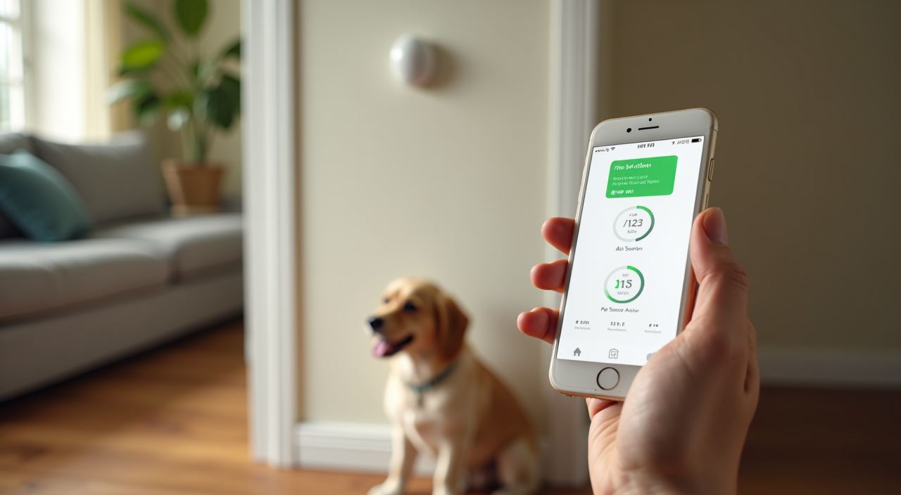 SimpliSafe system base station and sensors