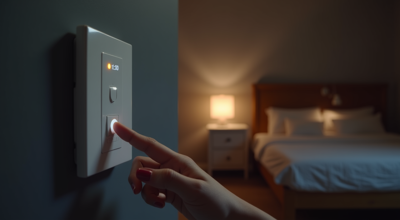 Kasa Wi-Fi light switch app interface on smartphone